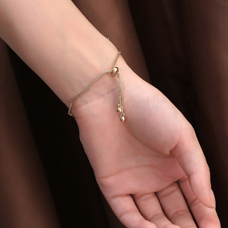 Zircon Belt Adjustable Bracelet