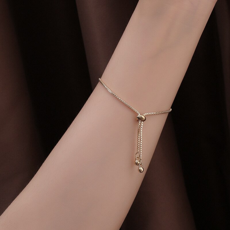 Zircon Belt Adjustable Bracelet