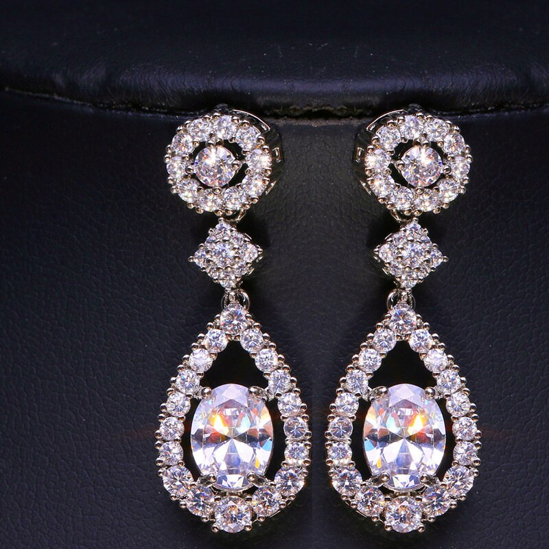 Cubic Zirconia Stud Earrings