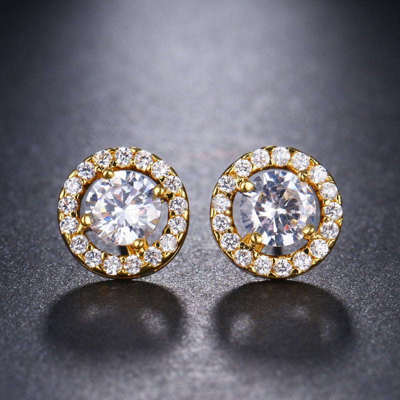 Cubic Zirconia Stud Earrings