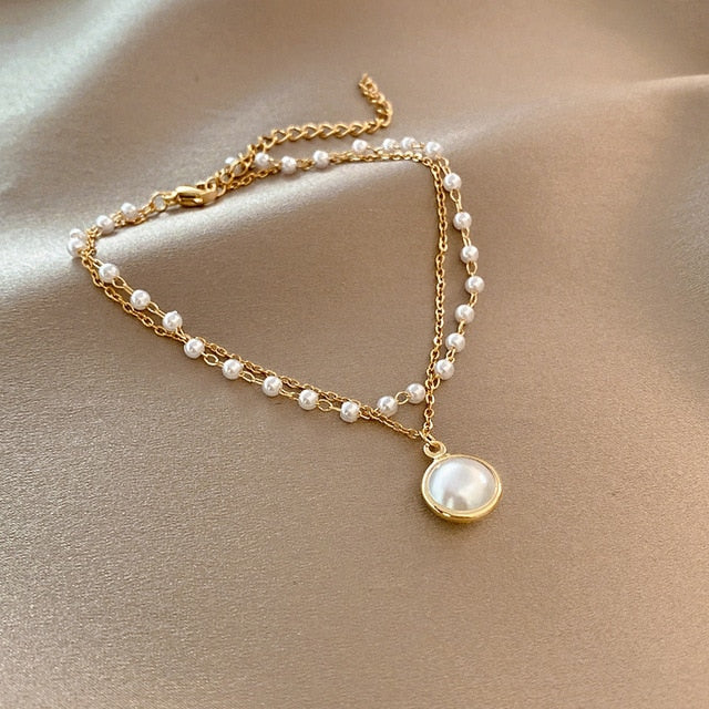 Pearl Double Necklace