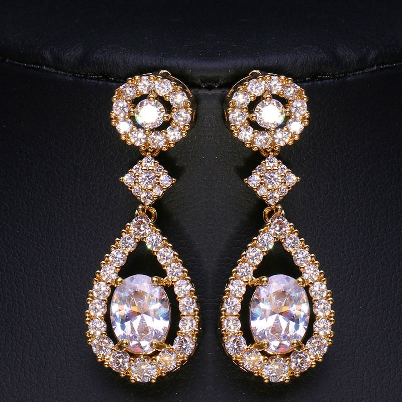 Cubic Zirconia Stud Earrings