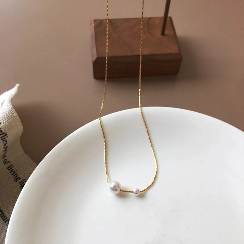 Pearl Double Necklace