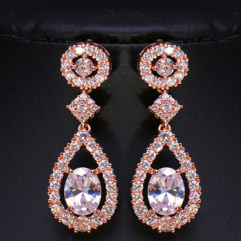 Cubic Zirconia Stud Earrings