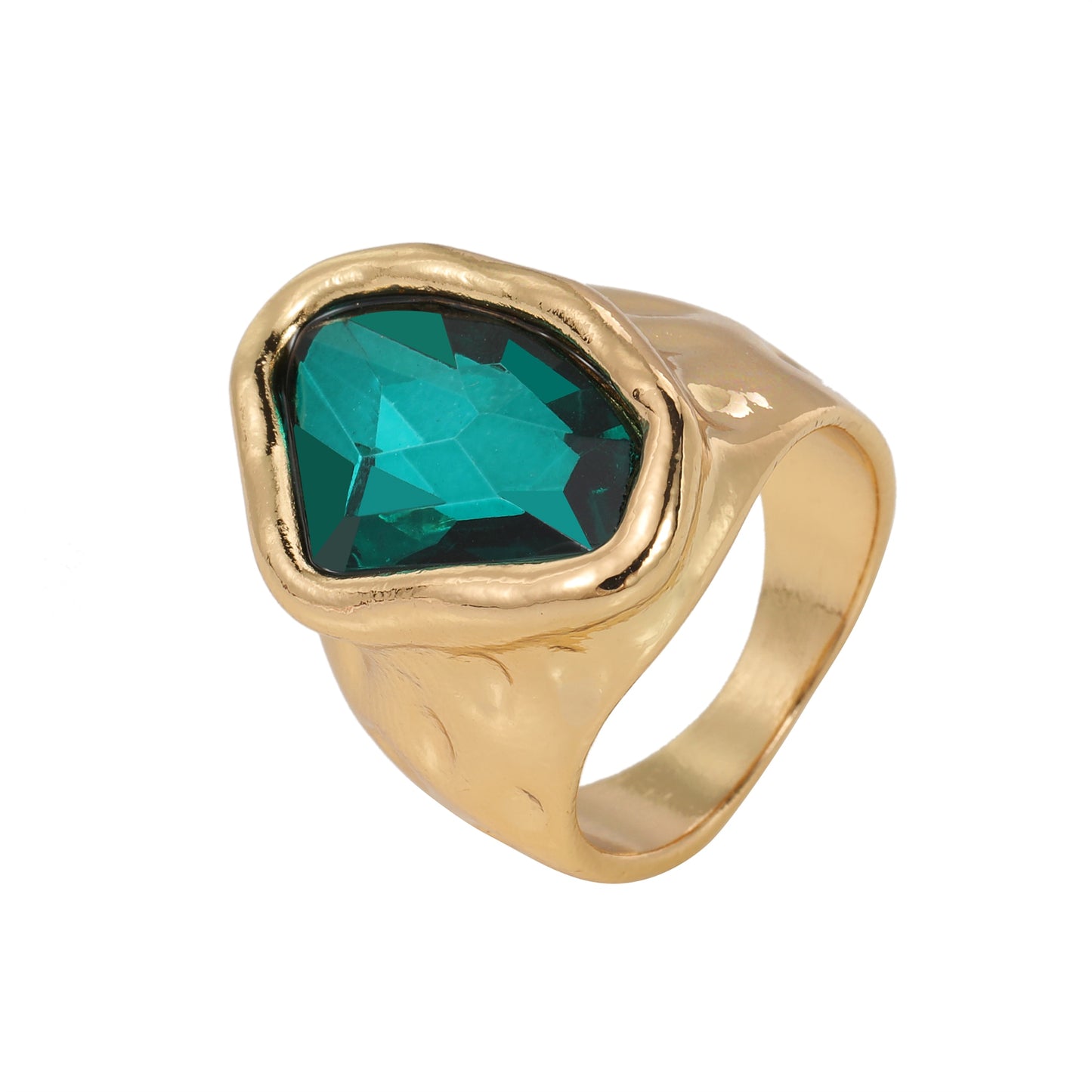 Irregular Crystal Ring