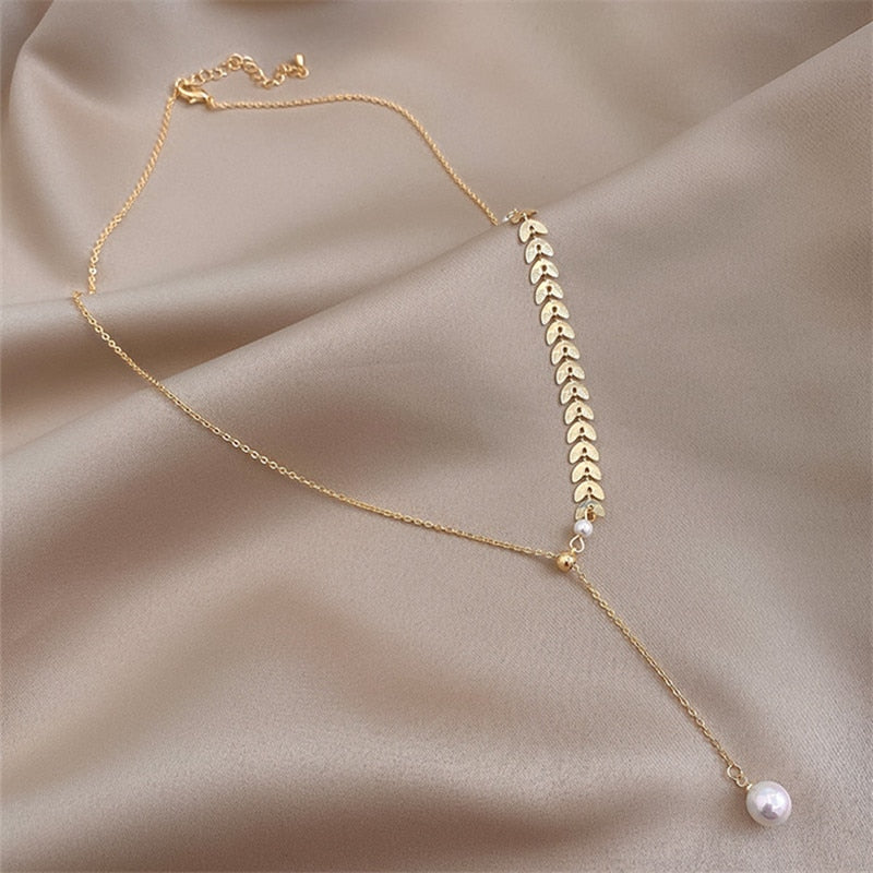 Pearl Double Necklace