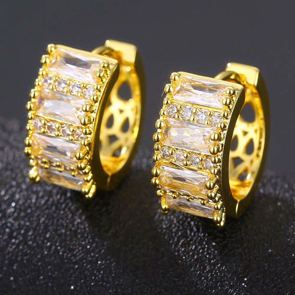 Cubic Zirconia Stud Earrings