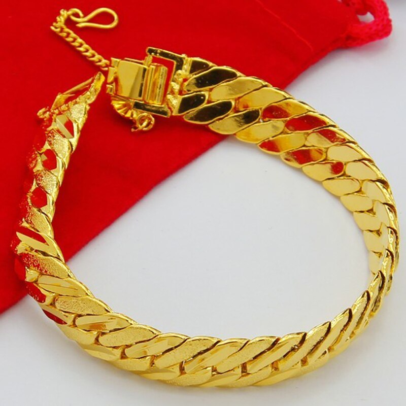 Fashion Pure Gold Color Bracelet