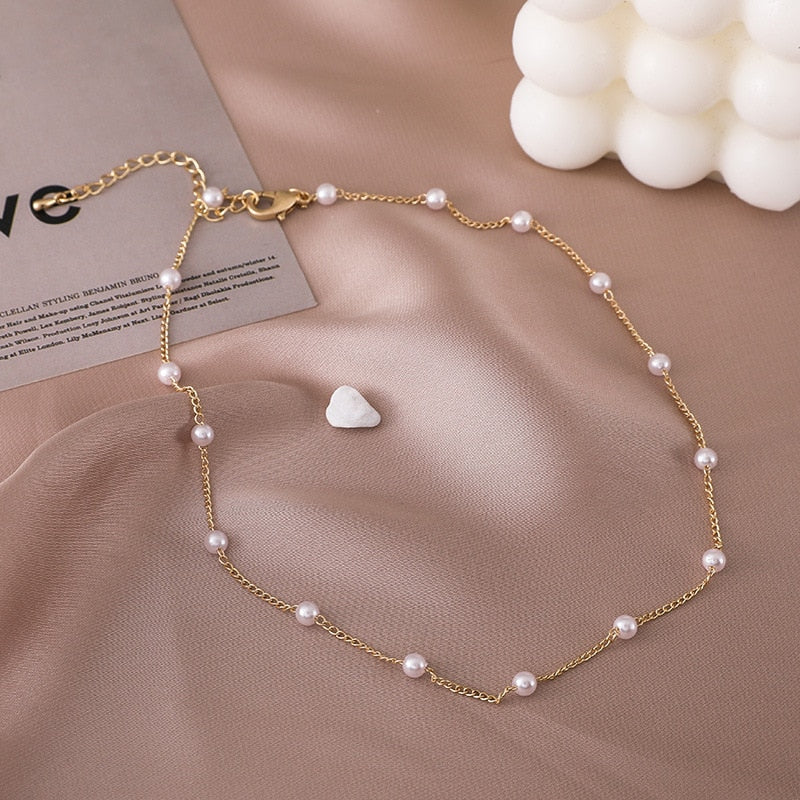 Pearl Double Necklace