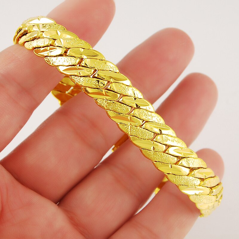 Fashion Pure Gold Color Bracelet