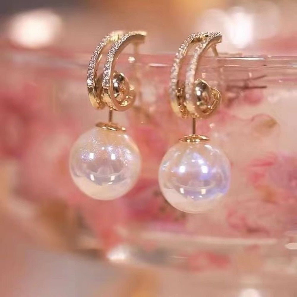 Pearl Stud Earrings