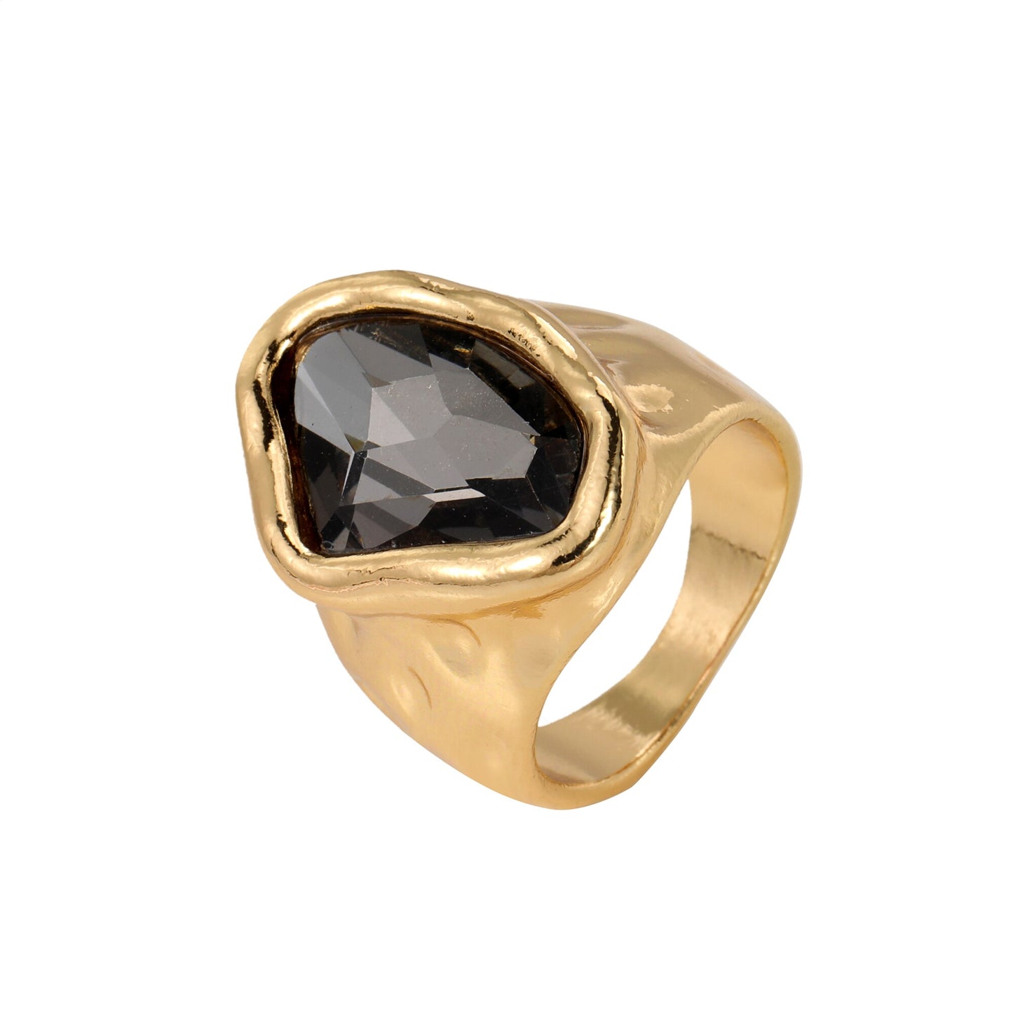 Irregular Crystal Ring