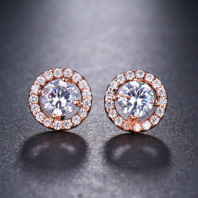 Cubic Zirconia Stud Earrings